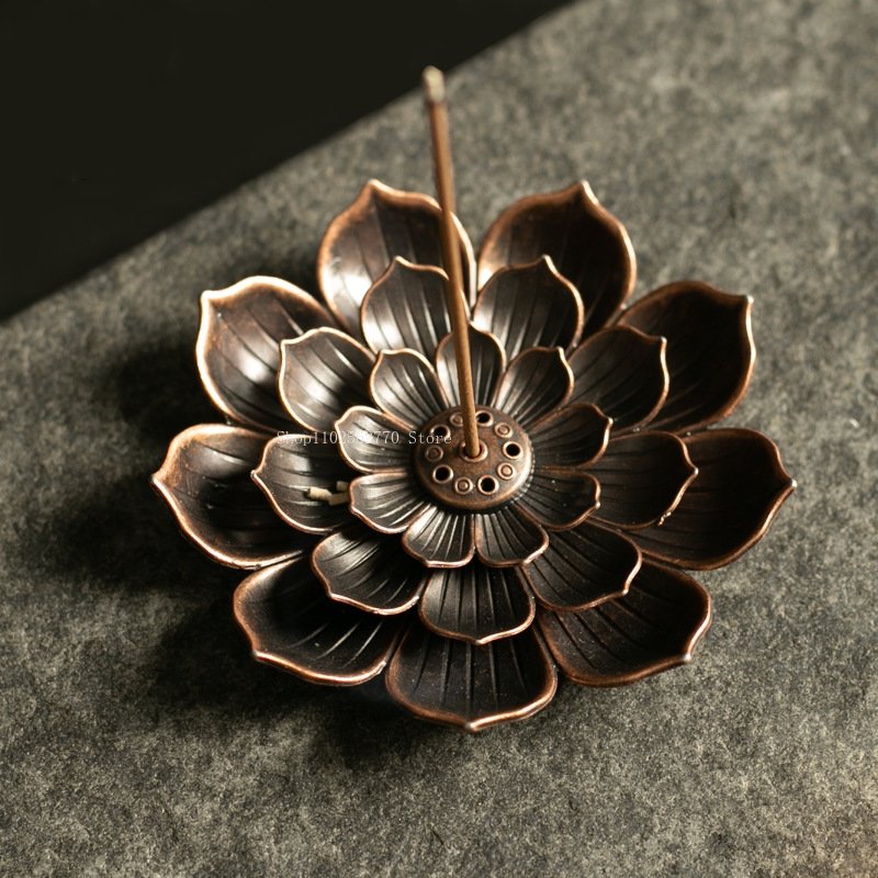 Home Fragrance Zen - Legering Lijn Wierookbrander Lotus Wierook Ingevoegd