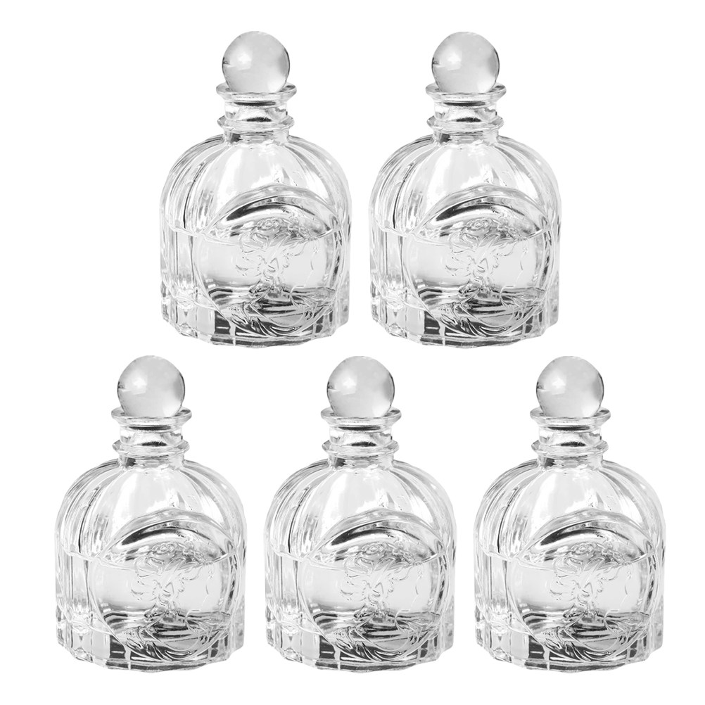 Home Fragrance Usa - 5Sets Geurflessen Transparante Franse Stijl Parfum