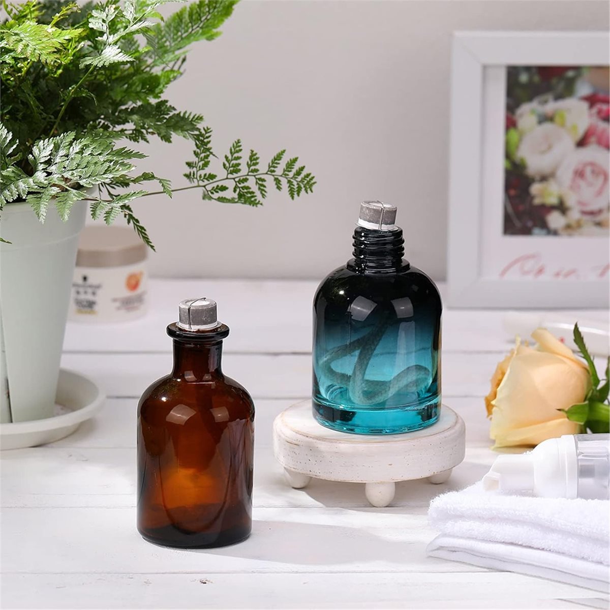 Home Fragrance Oils For Oil Burners - Olie-lampwikkenvervanging, 6,3-inch katalytische brander met luchtregeling