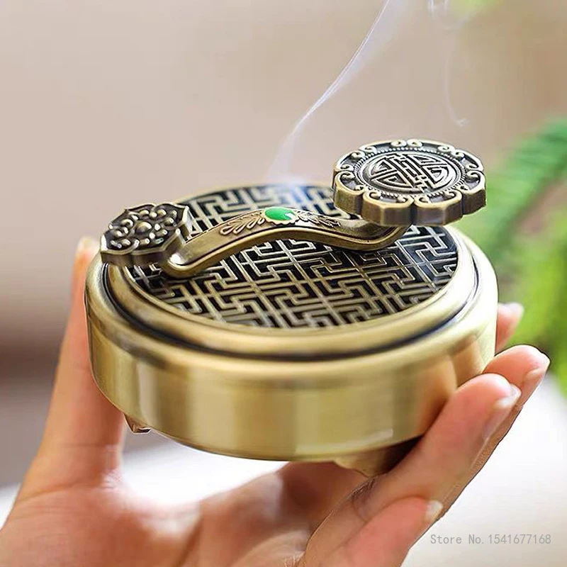 Home Fragrance Zen - Chinese stijl wierookbrander, legering geurkachel, retro