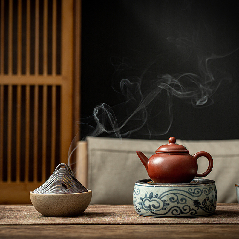 Home Fragrance Zen - Meditatie Geurhouder Creatieve Berg Wierookbrander Keramische