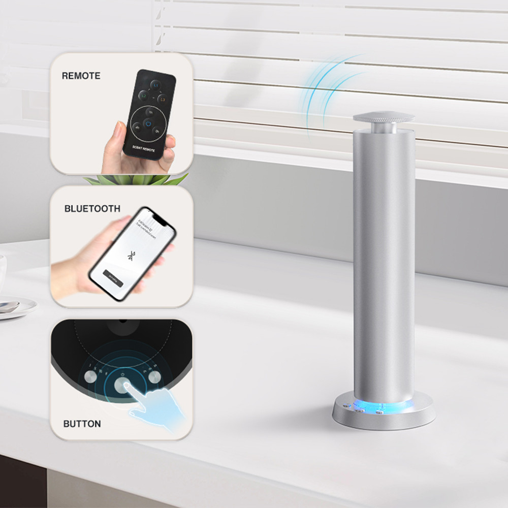 Home Fragrance Oil - Huisparfum Bluetooth Aroma Diffuser Batterij Metaal