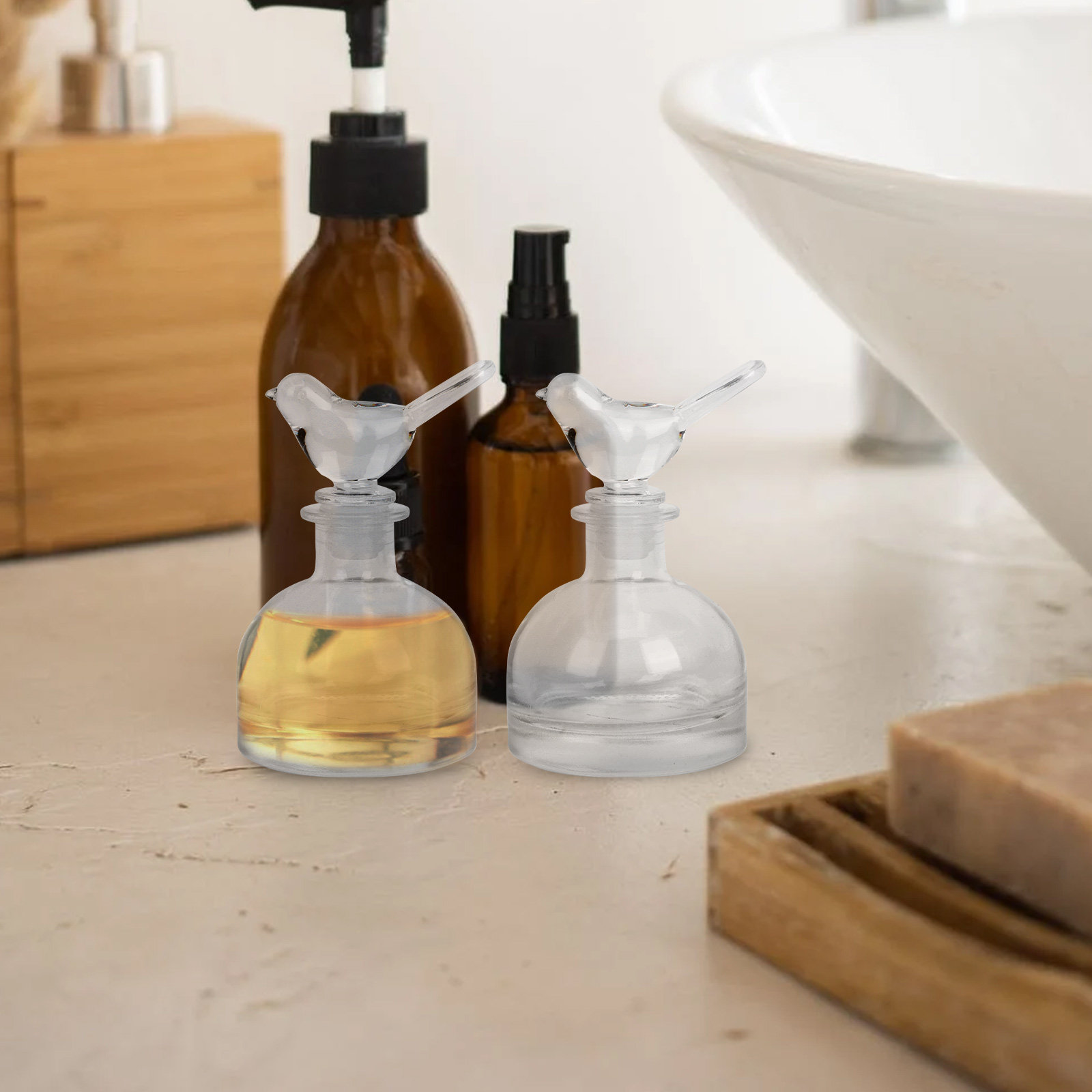 2 stuks glazen parfumflesjes p - Home Fragrance Usa recensie en prijs