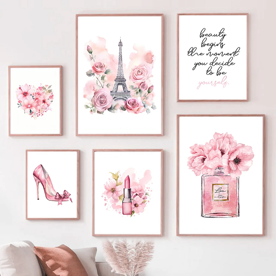 Parijs Mode Art Poster Roze Ei - Room Spray Bottle recensie en prijs