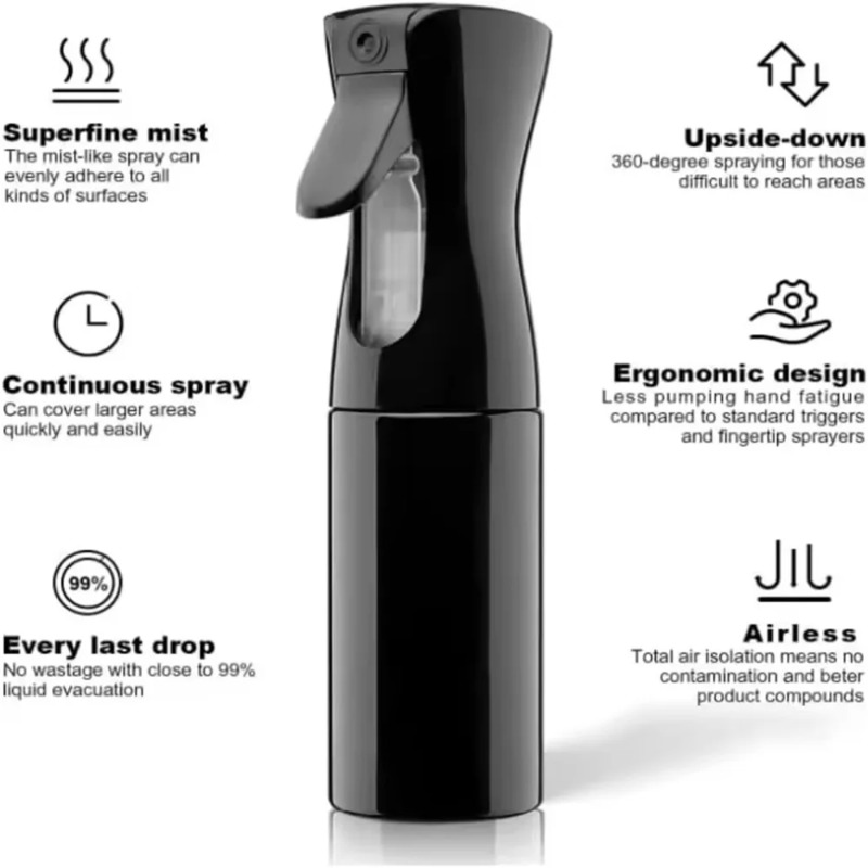 200ml hogedruk kappersspuitfle - Room Spray Bottle recensie en prijs