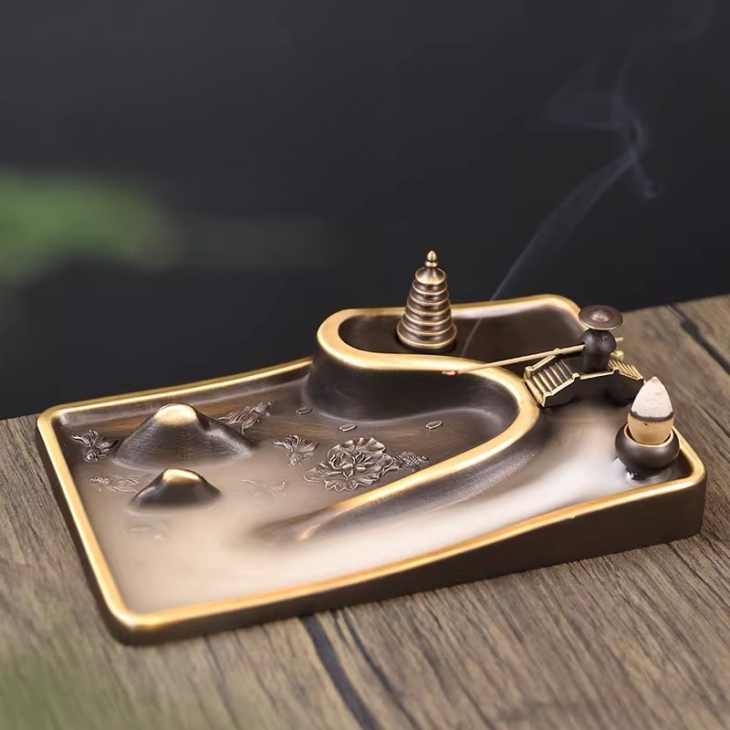 Vintage koperen wierookbrander - Home Fragrance Zen recensie en prijs