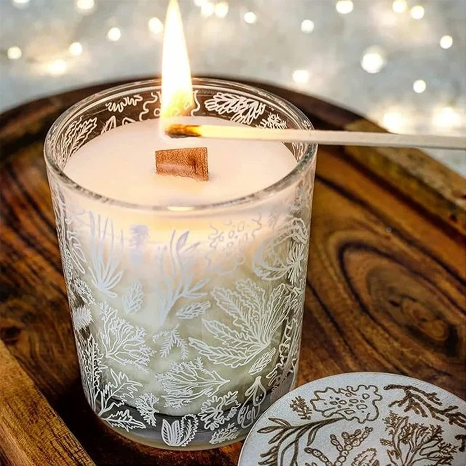 10-100PCS Geurkaars Hout Slice - Wooden Wick Candle recensie en prijs