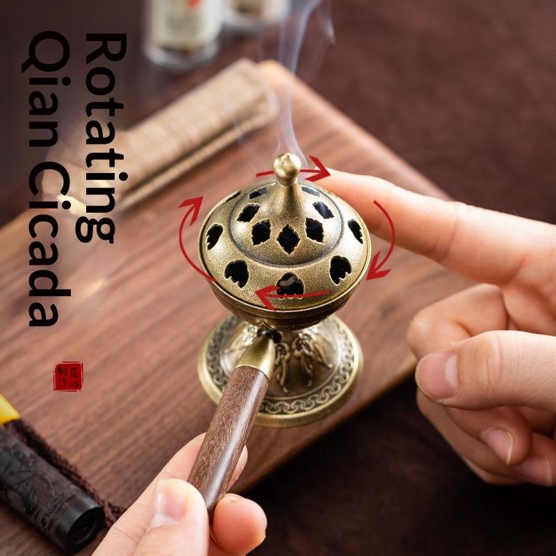 Draaibare handmatige wierookbr - Home Fragrance Powder recensie en prijs