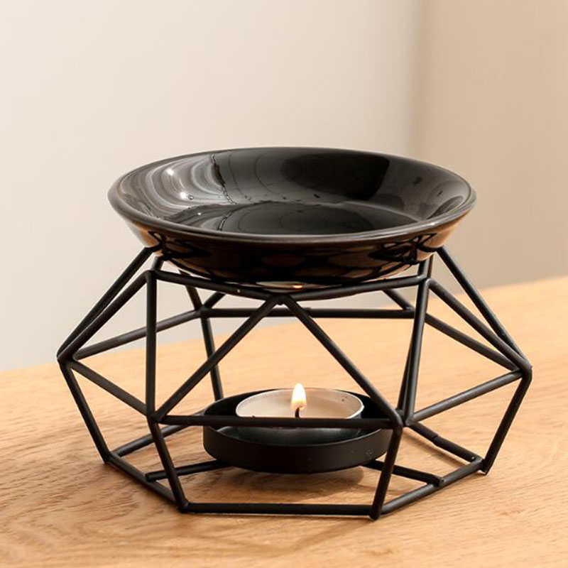 Keramische Kom Ijzeren Rek Zwa - Home Fragrance Oils For Oil Burners recensie en prijs