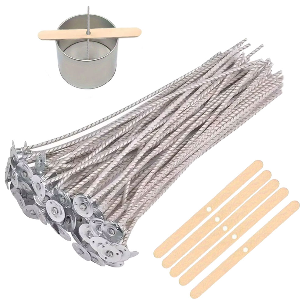 55pcs Bloem Kaars Lont Houten  - Wooden Wick Candle recensie en prijs