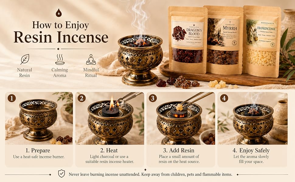Natuurlijke hars wierook, dive - Home Fragrance Powder recensie en prijs